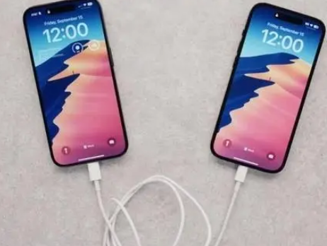 扶沟苹果15维修店分享iPhone15可以给安卓充电吗 